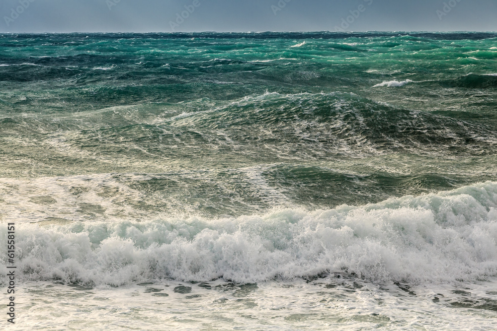 Obraz premium Choppy sea