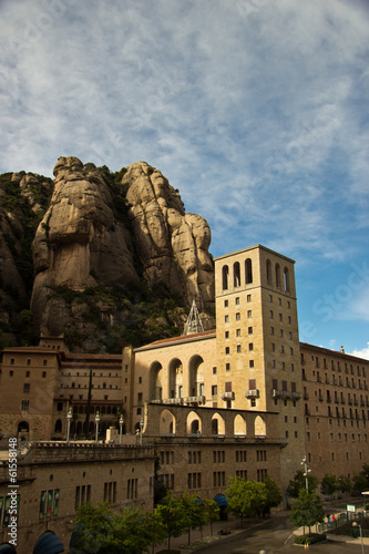 Santa Maria de Montserrat Abbey, Catalonia, Spain.