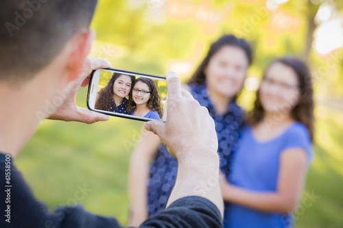 Man Takes Cell Phone Pictur...