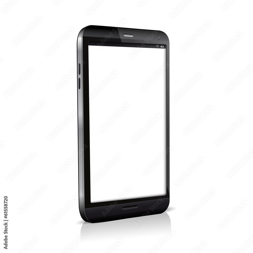modern smart phone isolation vector modern smart phone isolation vector