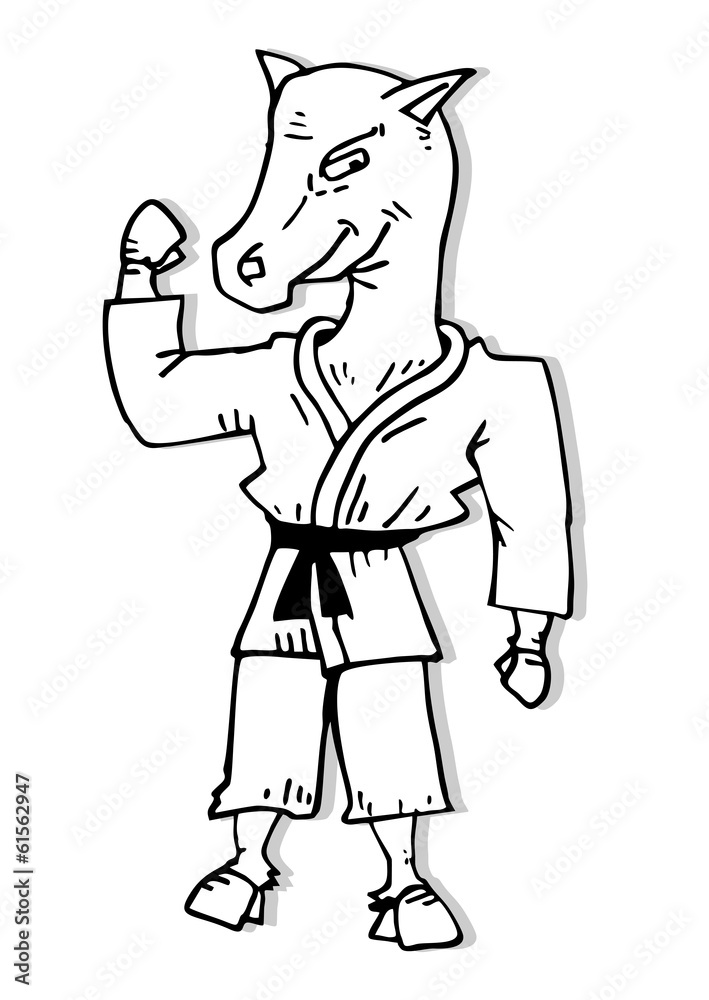 Fototapeta premium Strong horse