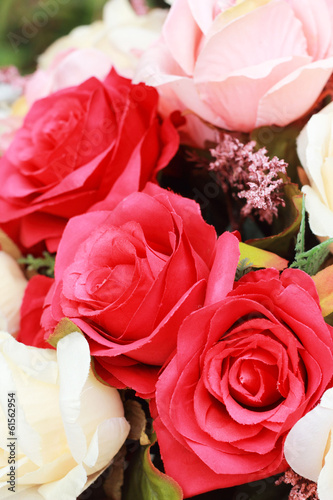 beautiful of rose artificial flowers