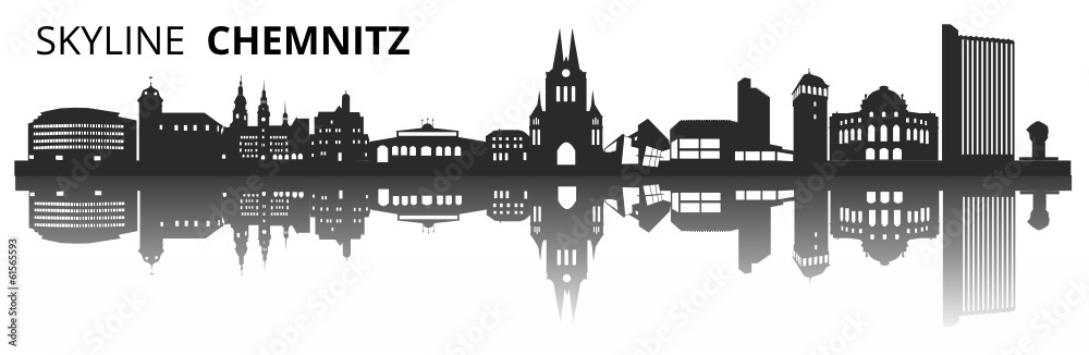 Obraz premium Skyline Chemnitz