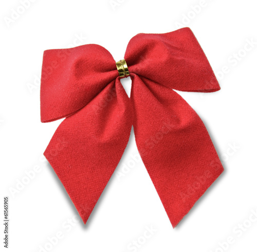 Red gift bow