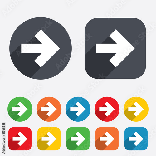 Free Download Arrow sign icon. Next button. Navigation symbol - GFXLoad