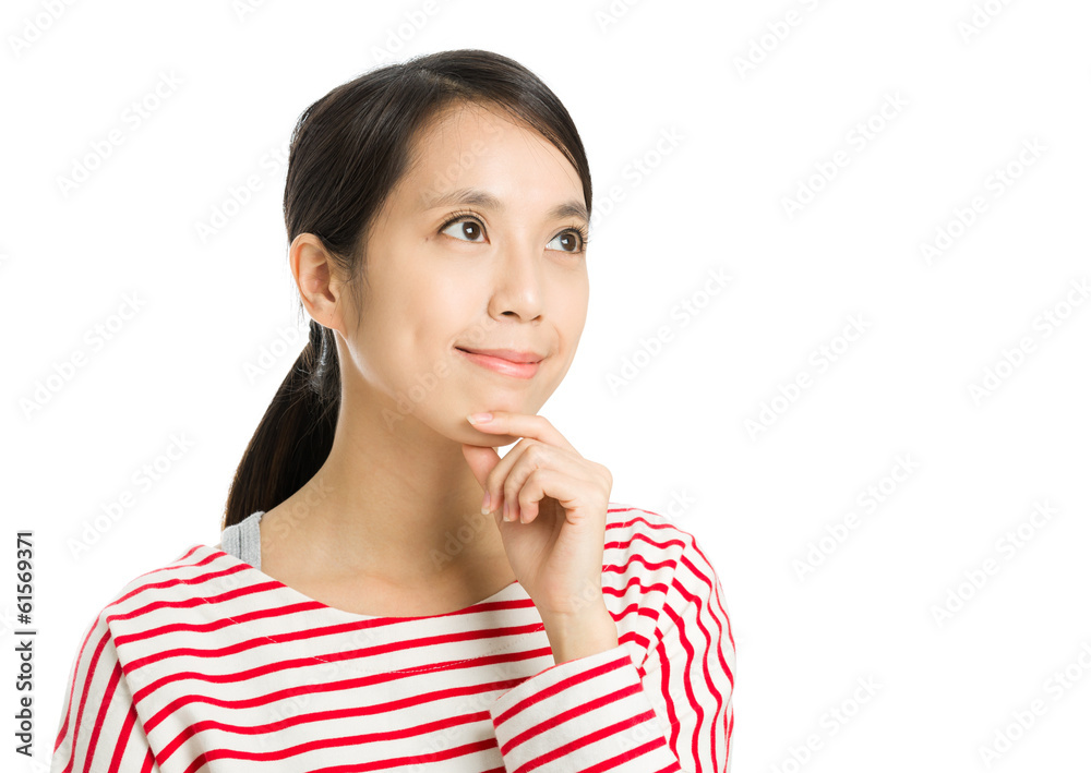 Woman thinking Woman thinking