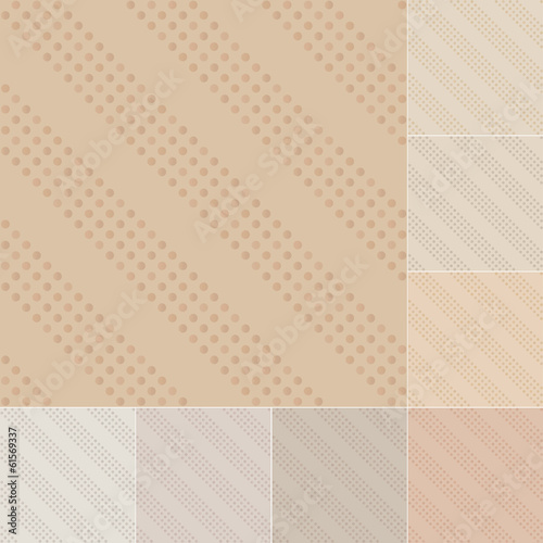 seamless diagonal dotted stripes pattern