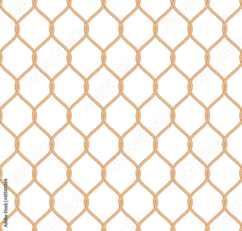 Rope marine net pattern