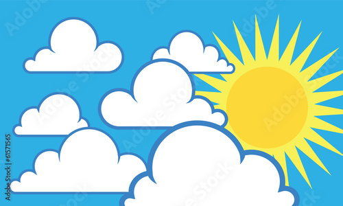 Sunny sky