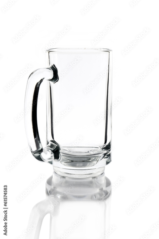 Empty glass isolated on white Empty glass isolated on white