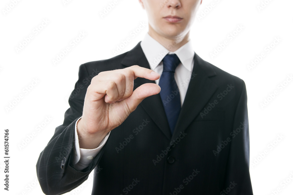 Gesture of businessman Gesture of businessman