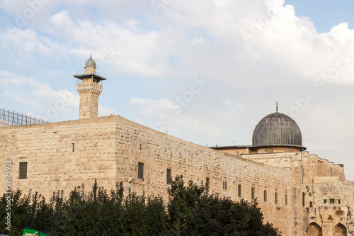 Mousque Al-aqsa and minaret