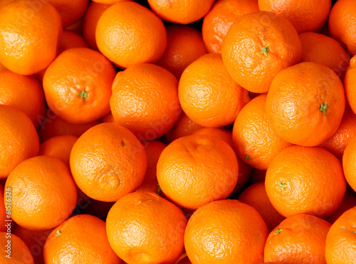 juicy clementines for sale at vegetable market