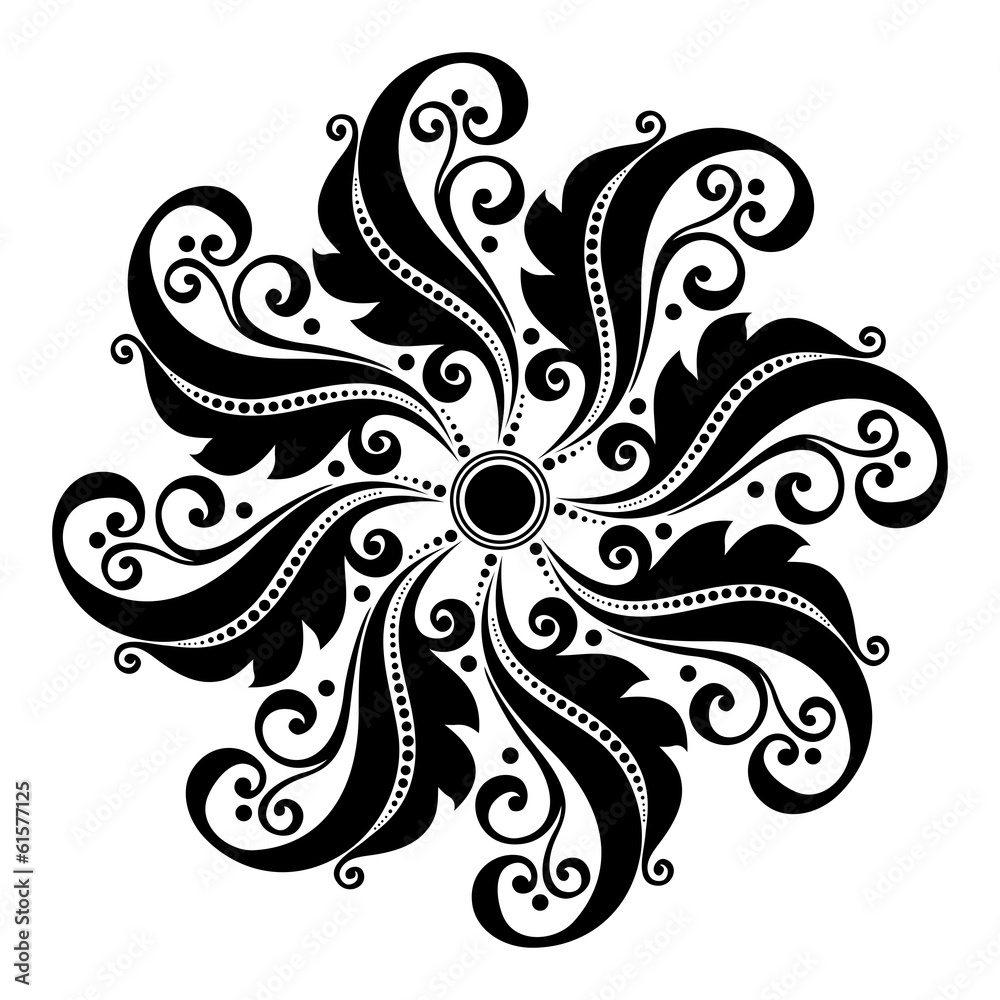 Beautiful Deco Circle (Vector), Patterned design Beautiful Deco Circle (Vector), Patterned design