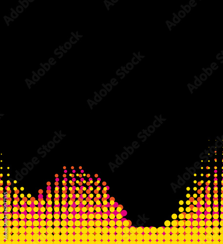 Music volume background.