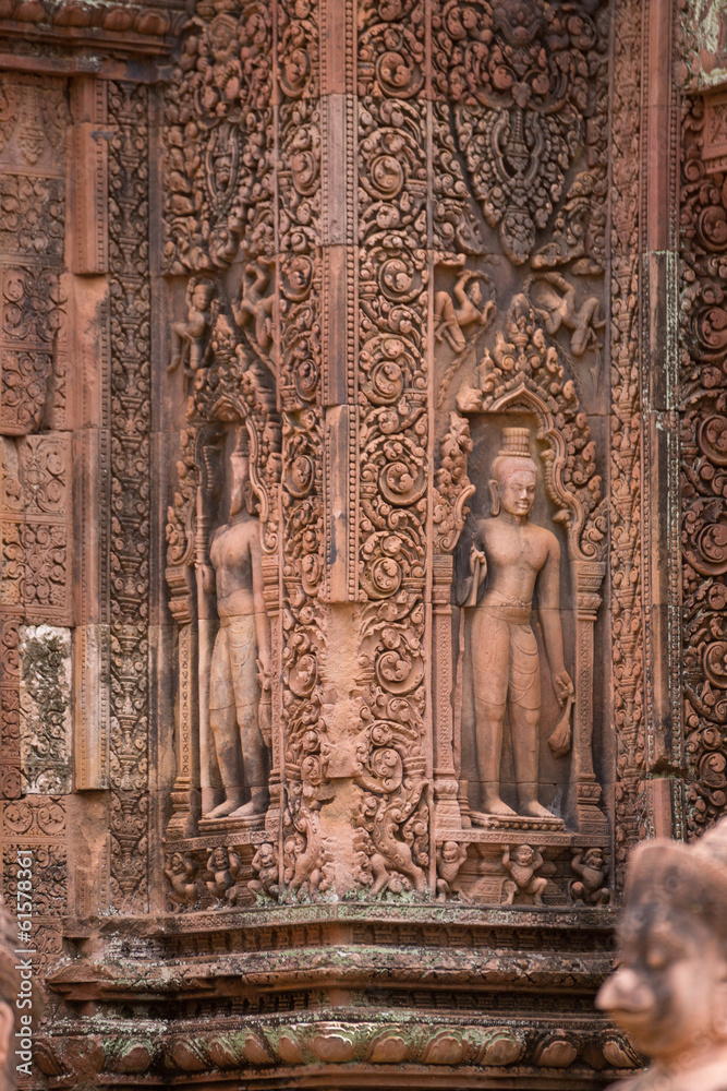 Banteay Srey Temple  in Sieam Reap, Cambodia