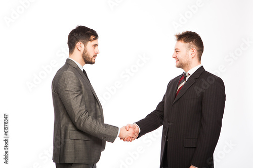 shaking hands of two businessmen © All king of people
