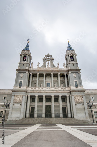 Almudena cathedral in Madrid, Spain.