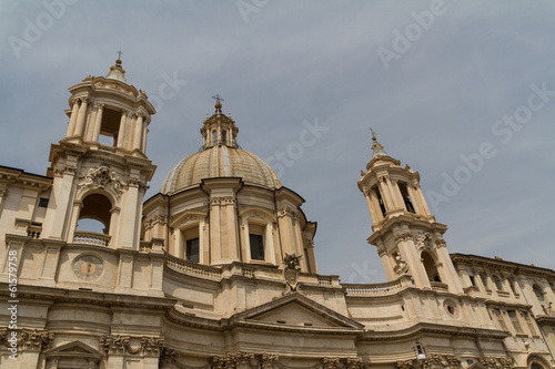 Saint Agnese in Agone in Piazza Navona, Rome, Italy