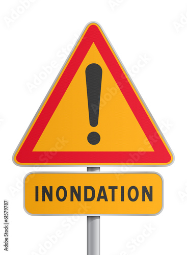 Panneau - Inondation