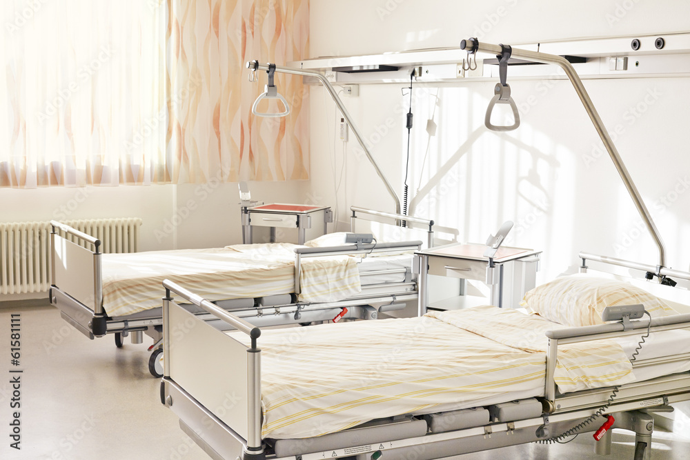 Krankenhaus Bett Doppelzimmer Stock Photo | Adobe Stock