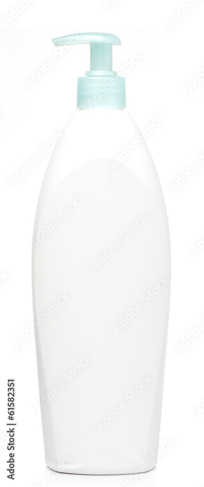 Cream Bath White bottle isolated Cream Bath White bottle isolated