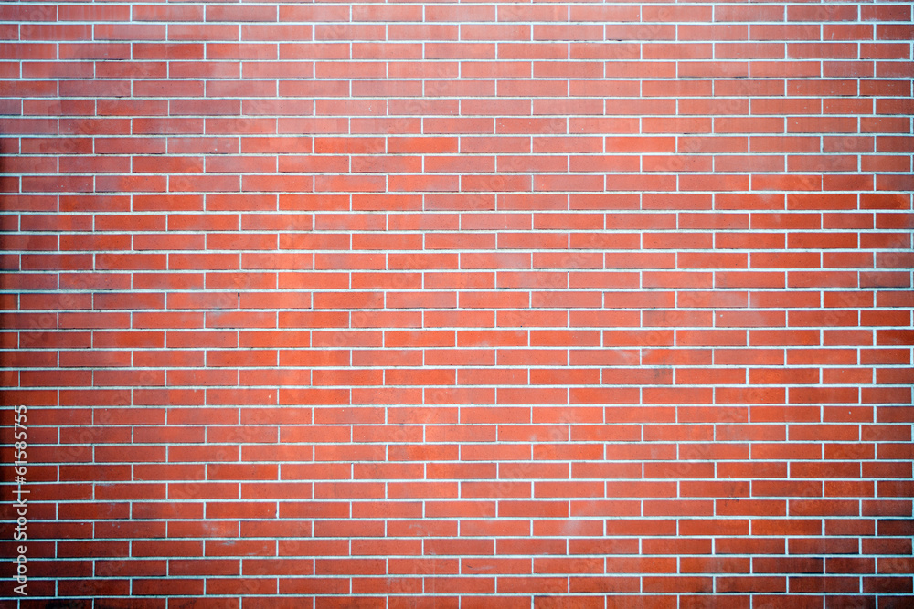 Red brick wall texture