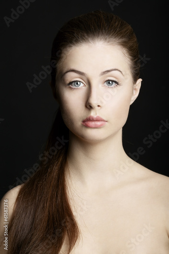 portrait of pure beauty young girl