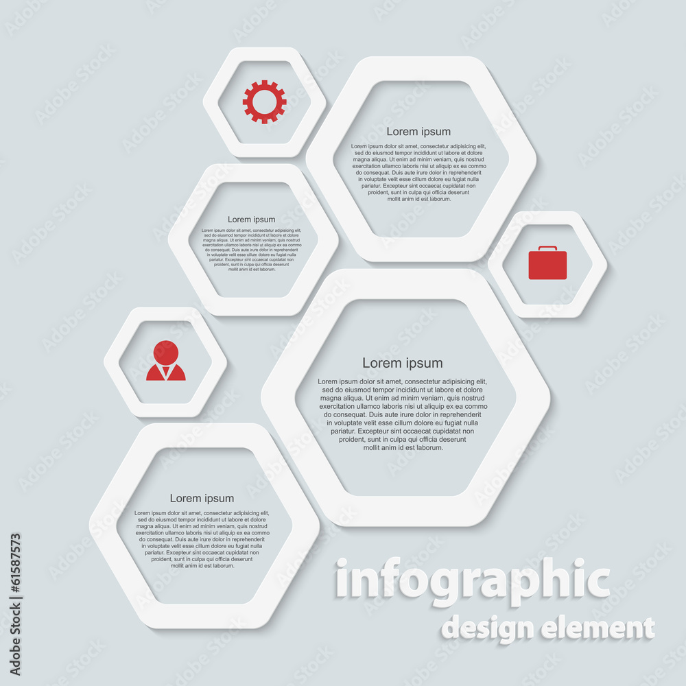 Abstract paper infographic. Design elements. Abstract paper infographic. Design elements.