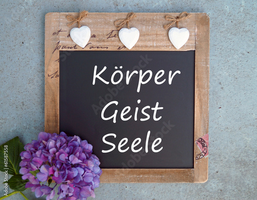 Körper Geist Seele photo