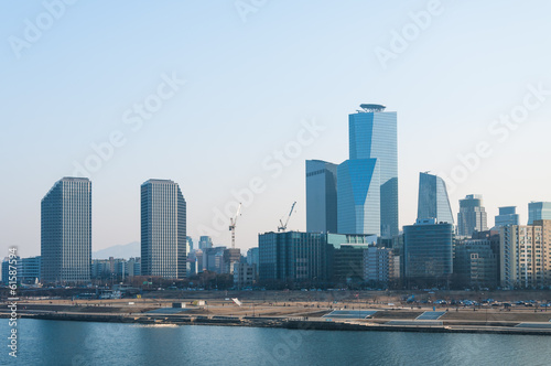 The skyline of the Yeouido business district in Seoul. © Joshua Davenport