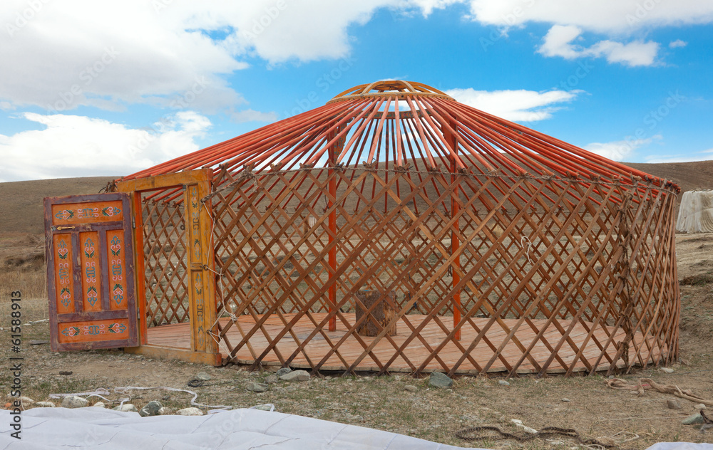 The construction of the yurt