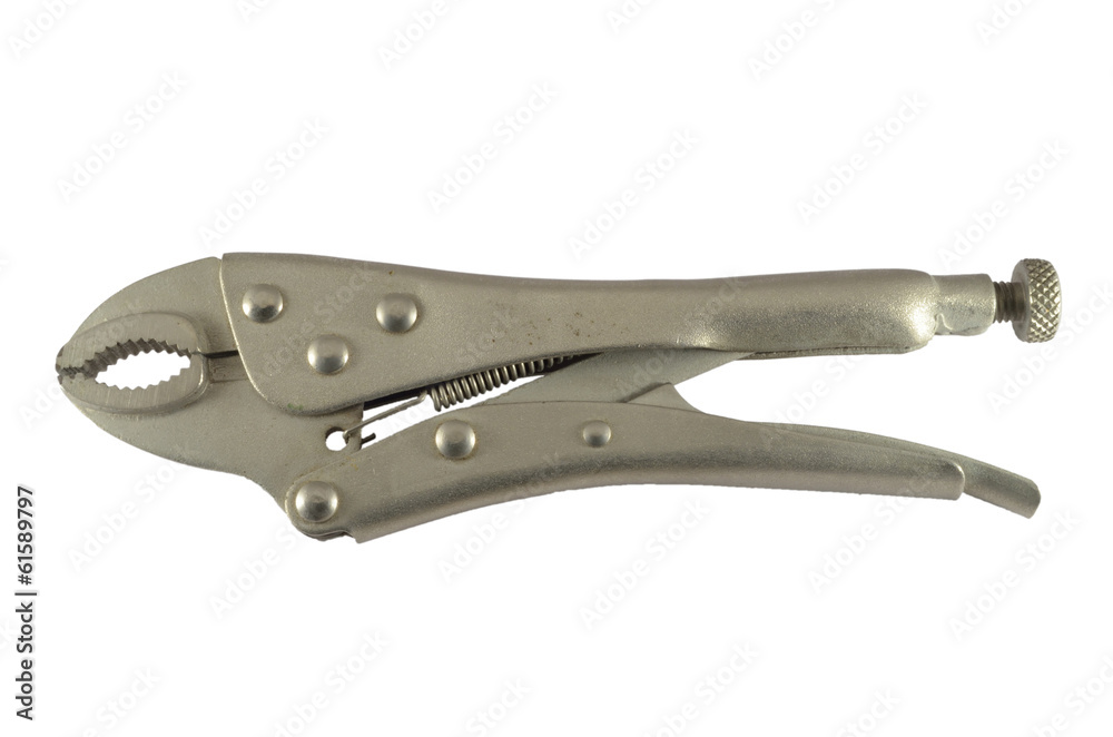 Locking Pliers With Closed Jaws Locking Pliers With Closed Jaws