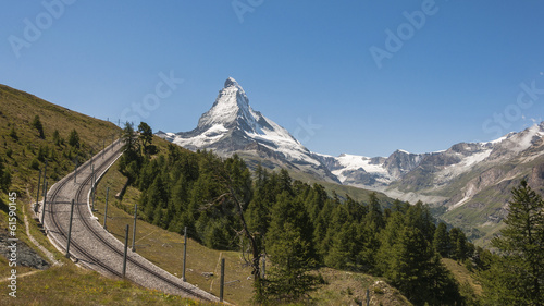 Zermatt, Schweizer Alpen, Riffelberg, Matterhorn