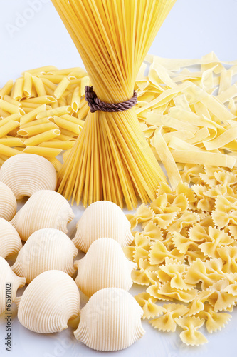 different types of pasta. whole wheat pasta, pasta