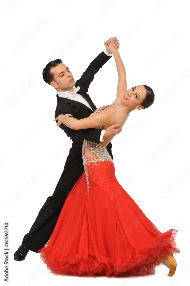 beautiful couple in the active ballroom dance beautiful couple in the active ballroom dance