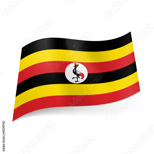 Free Download State flag of Uganda - GFXLoad