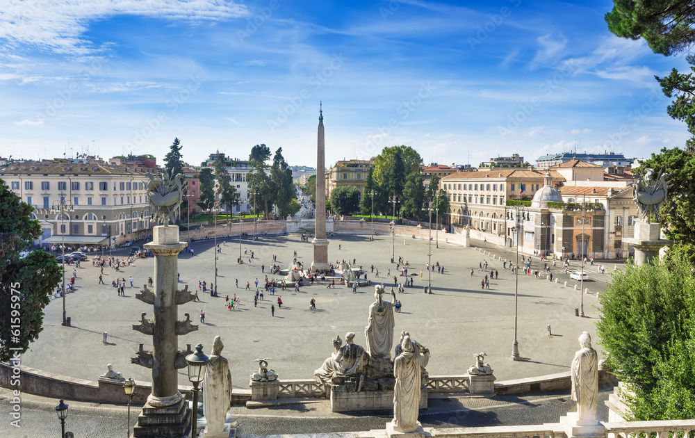 Φωτογραφία Piazza del Popolo in Rome, Italy
