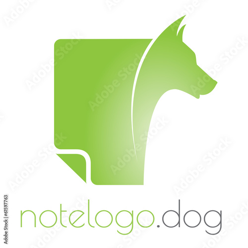 Dog note logo