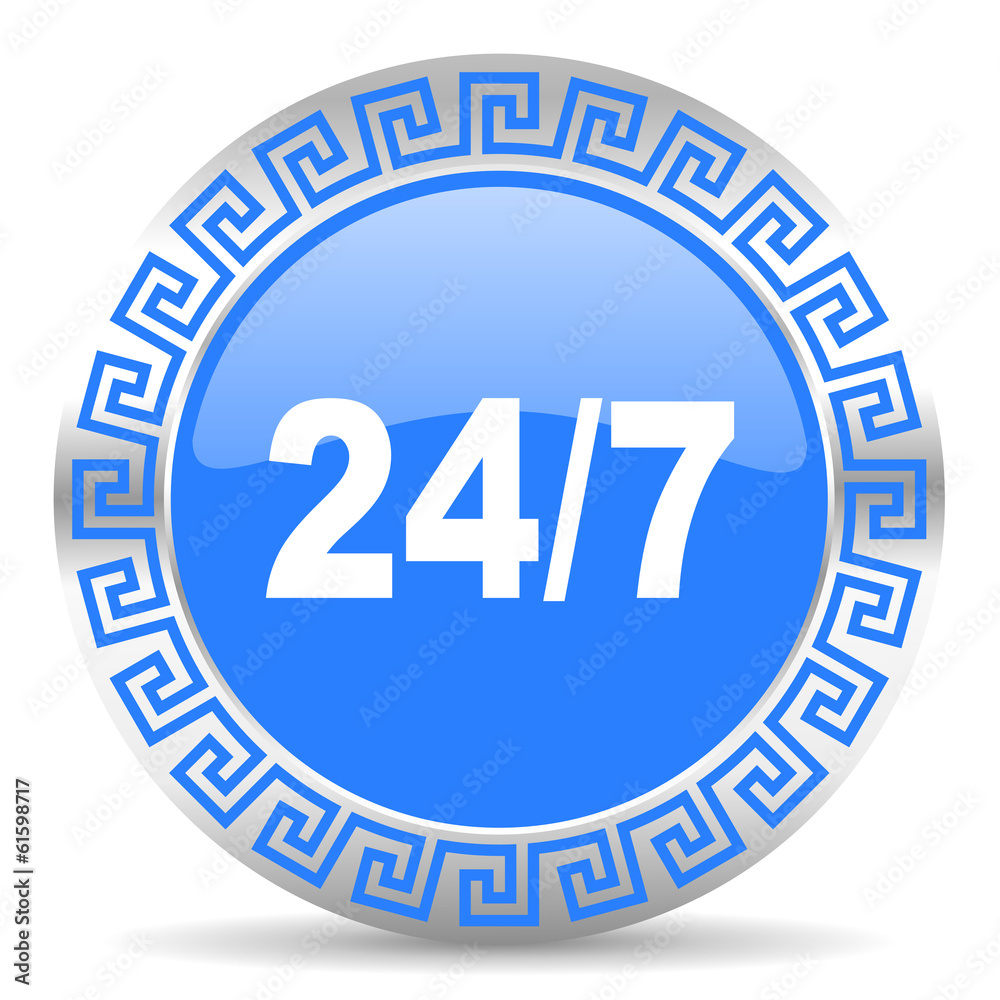 24/7 icon 24/7 icon