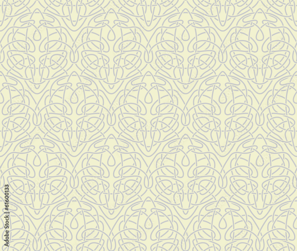 Art Nouveau seamless background(vector, CMYK)