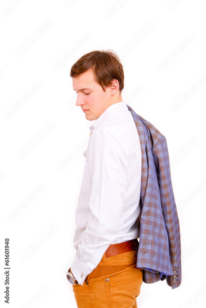 Portrait of business man isolated Portrait of business man isolated
