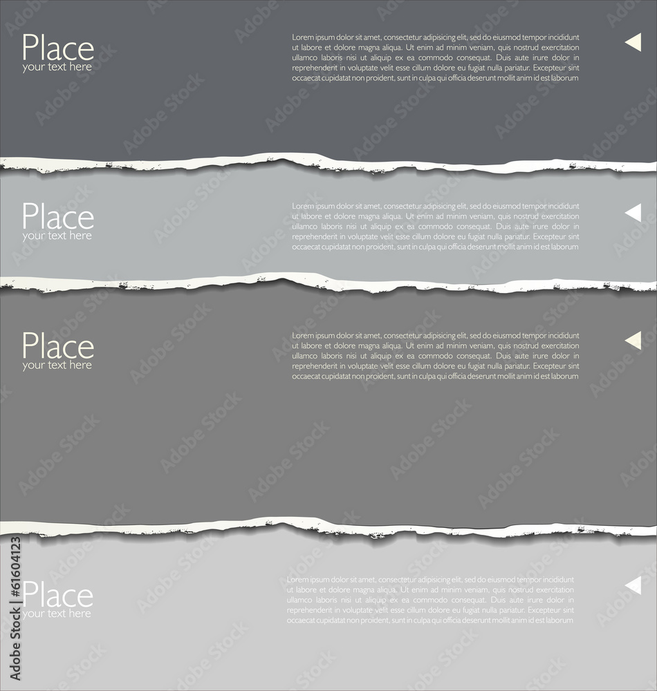 Torn paper background with space for text Torn paper background with space for text