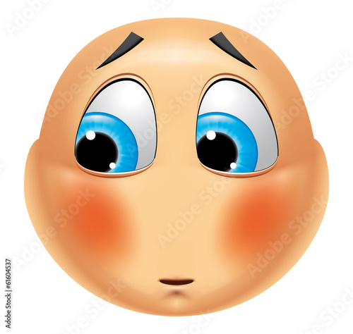 Emoticon  ashamed