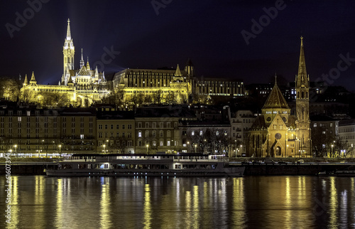 Budapest by night, Hungary