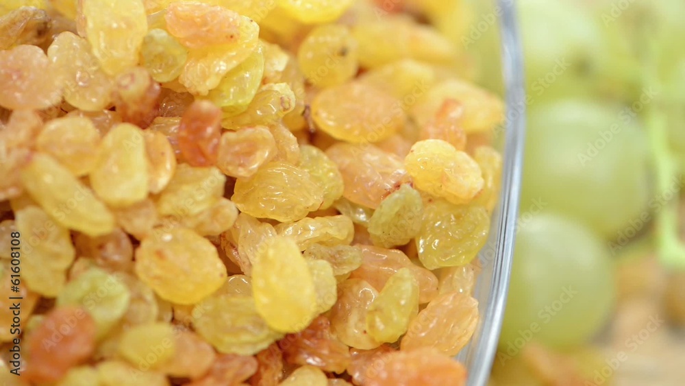 Portion of rotating Raisins (loopable HD Video) Portion of rotating Raisins (loopable HD Video)