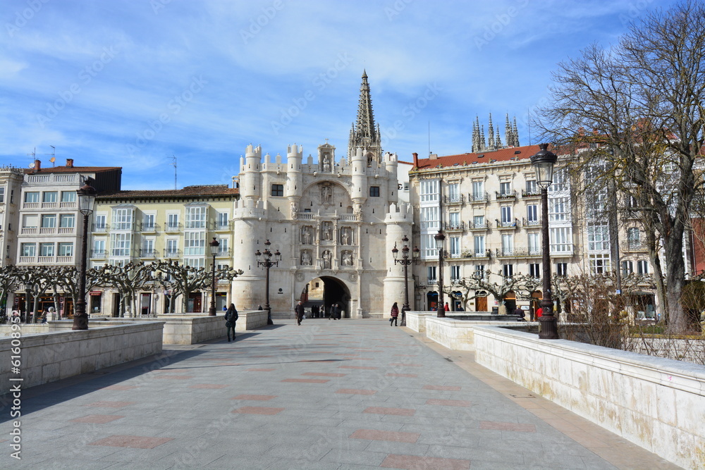 Fachada Arco Santa Maria (Burgos, Camino de Santiago)