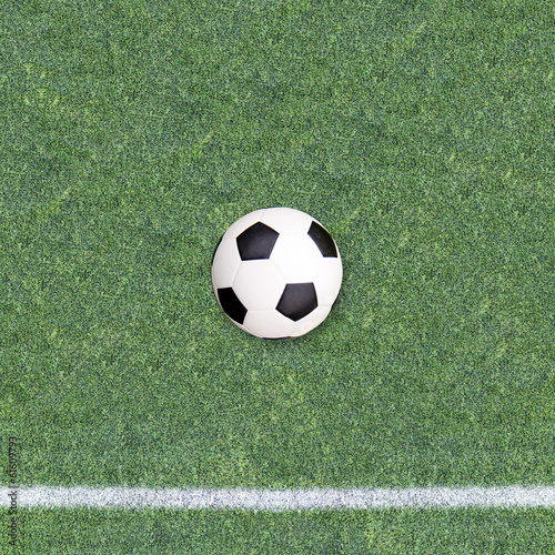 Soccer ball on Soccer field