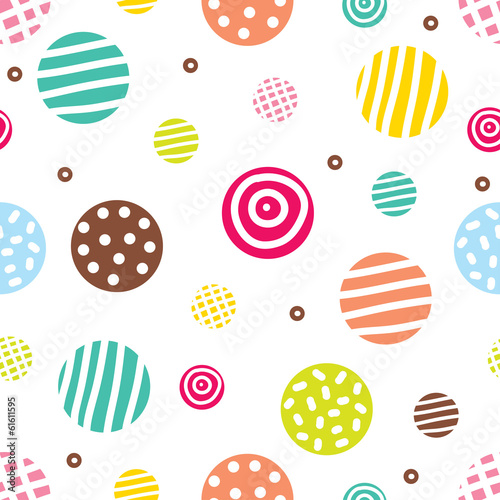Polka dot. Cute seamless pattern.