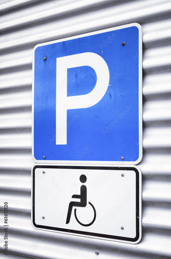 disabled sign disabled sign